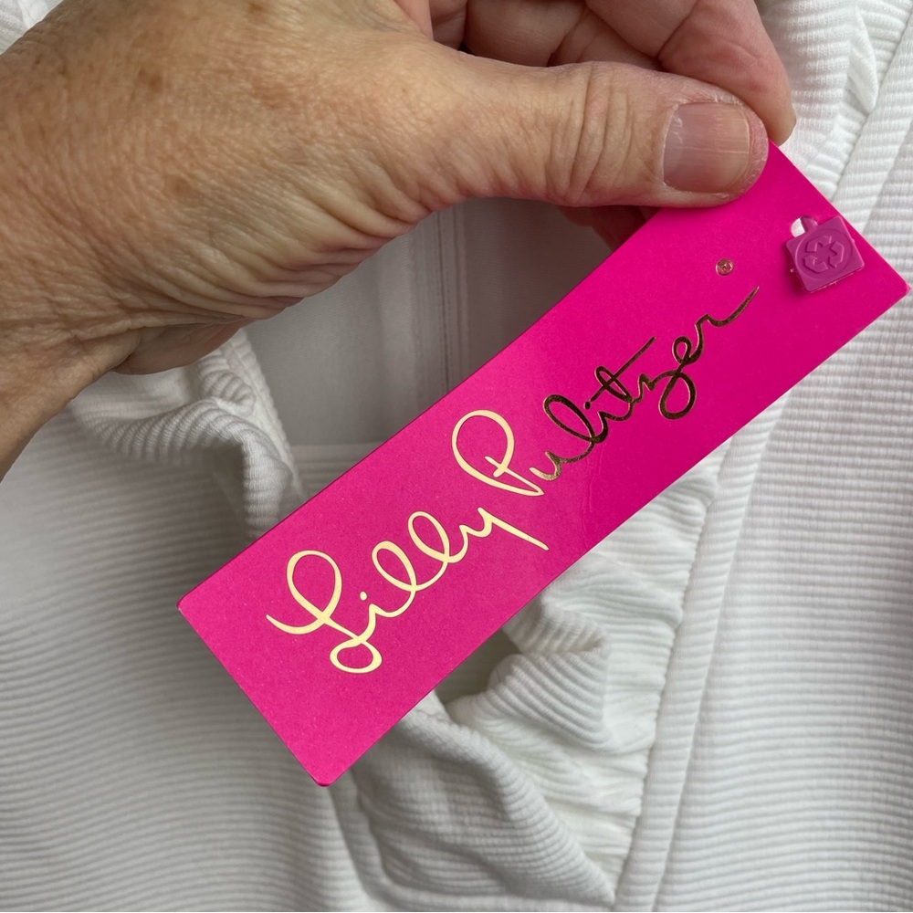 Lilly Pulitzer White Tisbury Shoft Dress NWT - Picture 8 of 12